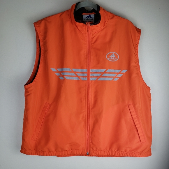 adidas orange vest